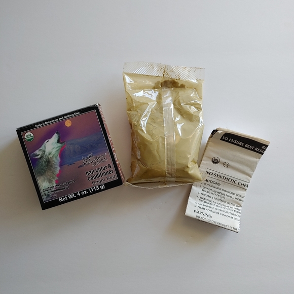 Light Mountain Henna Natural Hair Color & Conditioner Powder Bright Red NEW - Picture 6 of 11